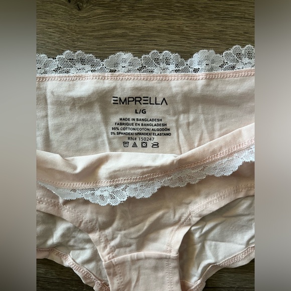 NWT Emprella Ladies Lace Hipster Size Large 5 pack Panties in 5 colors - Picture 6 of 7